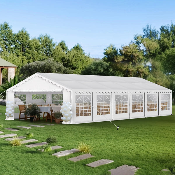 Heavy Duty Party Tent Wedding Event Shelter with Removable Sidewalls