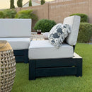 3-Seater Garden Sofa Set with Deep Cushions