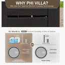 3-Seater Garden Sofa Set with Deep Cushions