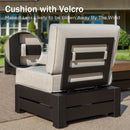 3-Seater Garden Sofa Set with Deep Cushions