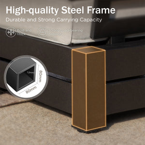 3-Seater Garden Sofa Set with Deep Cushions