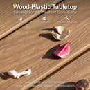 4-Seater Budget-Friendly Bohemian Wicker and Wood Garden Sofa Set