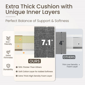 Oversized Aluminum Outdoor Couch with Loveseat and Coffee Table