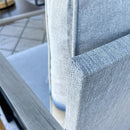 5-Seater Modern Sling and Metal Outdoor Sofa Set