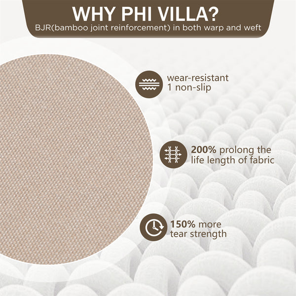 5-Seater Rattan and Wood Bucolic Garden Sofa Set