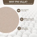 5-Seater Rattan and Wood Bucolic Garden Sofa Set