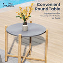 5-Seater Modern Gray Woven Rope Outdoor Sofa Set with 2 Coffee Tables