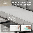 5-Seater Modern Sling and Metal Outdoor Sofa Set