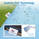 7-Seater Patio Metal Diamond Sofa with Ottomans