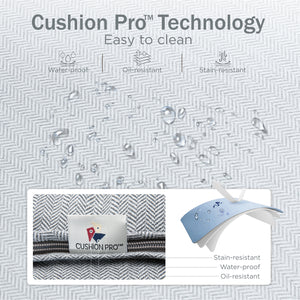 7-Seater Patio Metal All-White Sofa Set with Rattan Edge for Sale