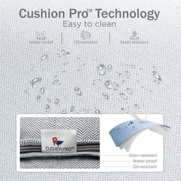 7-Seater Patio Metal All-White Sofa Set with Rattan Edge for Sale