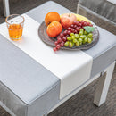 7-Seater Patio Aluminum Sofa Set with Coffee Table