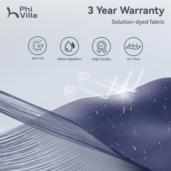 9X12ft Hydraulic Cantilever Patio Umbrellas in 4 Colors