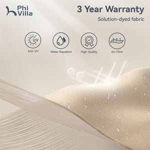 9X12ft Hydraulic Cantilever Patio Umbrellas in 4 Colors