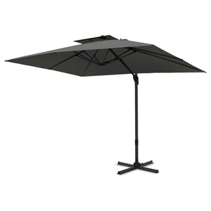 9X12ft Hydraulic Cantilever Patio Umbrellas in 4 Colors