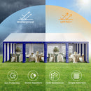 Phi Villa Heavy Duty Party Tent Wedding Event Shelter with Removable Sidewalls