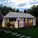 Phi Villa Heavy Duty Party Tent Wedding Event Shelter with Removable Sidewalls