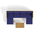 4-Seater Budget-Friendly Bohemian Wicker and Wood Garden Sofa Set