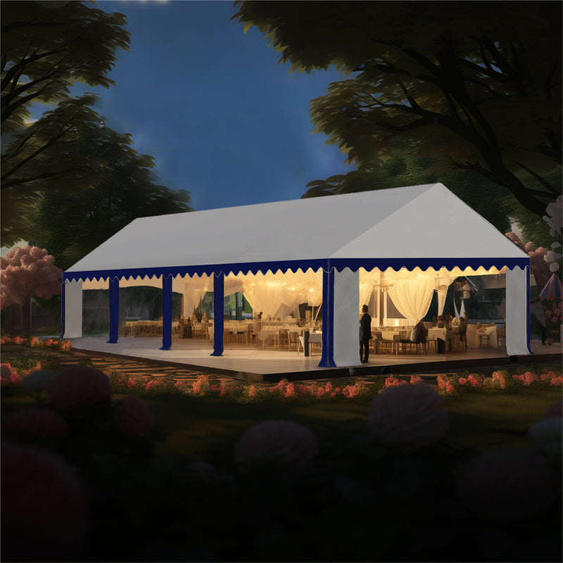 Phi Villa Heavy Duty Party Tent Wedding Event Shelter with Removable Sidewalls