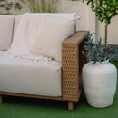 4-Seater Modern Rattan Outdoor Conversation Sofa Set