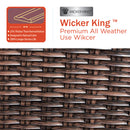 7-Seater Garden Vintage All-Weather Swivel Rattan Sofa Sets