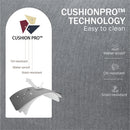 7-Seater Patio Metal Wave Sofa Sets With Coffee Table