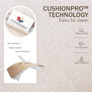 7-Seater Patio Metal Wave Sofa with Ottomans