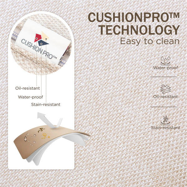 7-Seater Patio Metal Wave Sofa with Ottomans