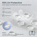 Phi Villa  Pop up Canopy Tent for Party Outdoor Gazebo with Wheeled Storage Bag