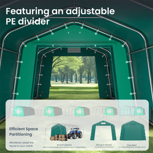 Multi-Sized PE Storage Tent for Vehicles and Farm