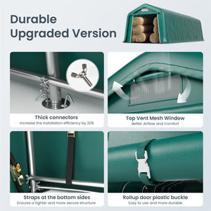 Multi-Sized PE Storage Tent for Vehicles and Farm