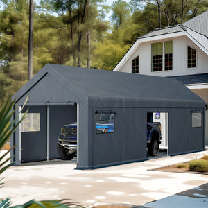 Multi-Sized PE Carport and Storage Tent