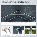 Multi-Sized PE Carport and Storage Tent