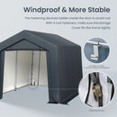 Multi-Sized PE Carport and Storage Tent