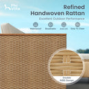 4-Seater Affordable All Weather Wicker Sofa Set