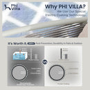 Chic Rope Rattan Patio Sofa Set with Coffee Table