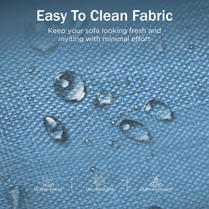 Curved Sectional Sofa Set in Vintage Rattan and Cushions