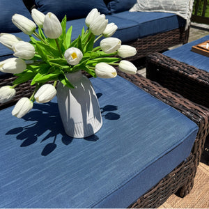 7-Seater Garden Vintage All-Weather Swivel Rattan Sofa Sets