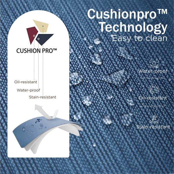 5-Seater Patio Metal Wave Sofa Set with Fire Pit Table