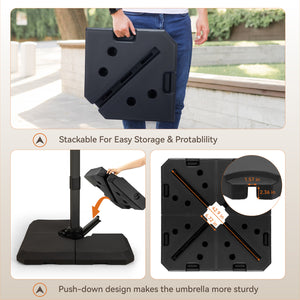 Heavy Duty Base Weights Stand for Cantilever Umbrella