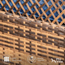 $499 PHI VILLA 3 PC Rattan Swivel Rocking Chairs Outdoor Conversation Set