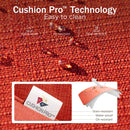 5-Seater Outdoor Metal and Rattan Cocoa Sofa Set with Coffee Table