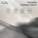 PHI VILLA 13ft 11-Color Double-Sided Outdoor Large Umbrella