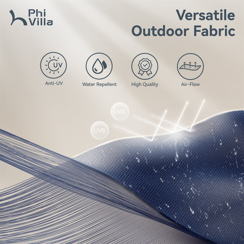 PHI VILLA 13ft 11-Color Double-Sided Outdoor Large Umbrella
