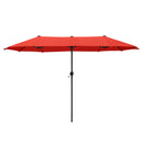 PHI VILLA 13ft 11-Color Double-Sided Outdoor Large Umbrella