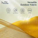 PHI VILLA 15ft Double-Sided Patio Extra Large Twin Umbrella