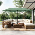 PHI VILLA 13ft 11-Color Double-Sided Outdoor Large Umbrella