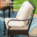 Coco 7/9-Pcs Fixed Chairs Outdoor Dining Set with Extendable Table