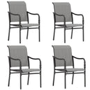 Patio Textilene Dining Chairs Set for Lawn, Front Porch PHI VILLA