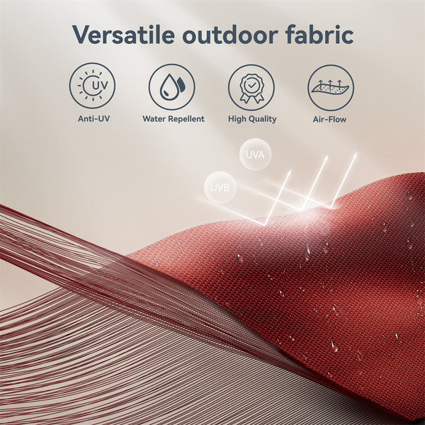 15ft Solar Double-Sided Patio Extra Large Twin Umbrella with Led Lights and Base